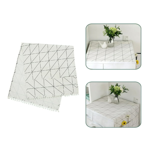 Raindrops Refrigerator Cover White 1Pcs Home Use Fridge Protector