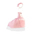 thumbnail image 1 of Traje de ganso de porche Vestido de novia Falda de encaje decorativa Accesorios Tocado Césped Rosa, 1 of 8