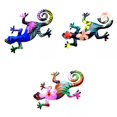 thumbnail image 1 of 3 Gecko / para decoración de pared, arte de pared, escultura de lagarto para Macarena Arte de pared de hierro al aire libre, 1 of 8