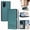 Green, variant on Tianyeda for OnePlus Nord N200 5G Case with 3 Cards Holder and Strap Crossbody Lanyard, Stand, Cute Lightweight Wallet Phone Case Black