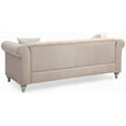 thumbnail image 6 of Modern Beige Raisa G867A-S Sofa (85×80×75cm) for Living Room - Faux Jeweled Tufted Design, 6 of 6