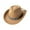 Khaki, variant on Straw Cowboy Hat - Western Cowboy Hat For Men And Women Stylish Wide Brim Hat With Beaded Band Classic Hat For Outdoor Country Fashion,Khaki,One Size