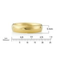 thumbnail image 3 of Oxford Ivy Oxford Ivy Men's 10K Yellow Gold 5mm Comfort Fit Plain Wedding Band (Available Ring Sizes 8-14) Size 12, 3 of 6