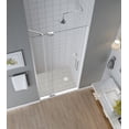 thumbnail image 3 of Aston SDR950EZ-CH-4248-10 Madox 42 to 48 x 74.875 in. Frameless Pivot Shower Door - Chrome, 3 of 7