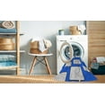 thumbnail image 2 of Ahgly Company Machine Washable Indoor Square Transitional Blue Angel Blue Area Rugs, 6' Square, 2 of 7