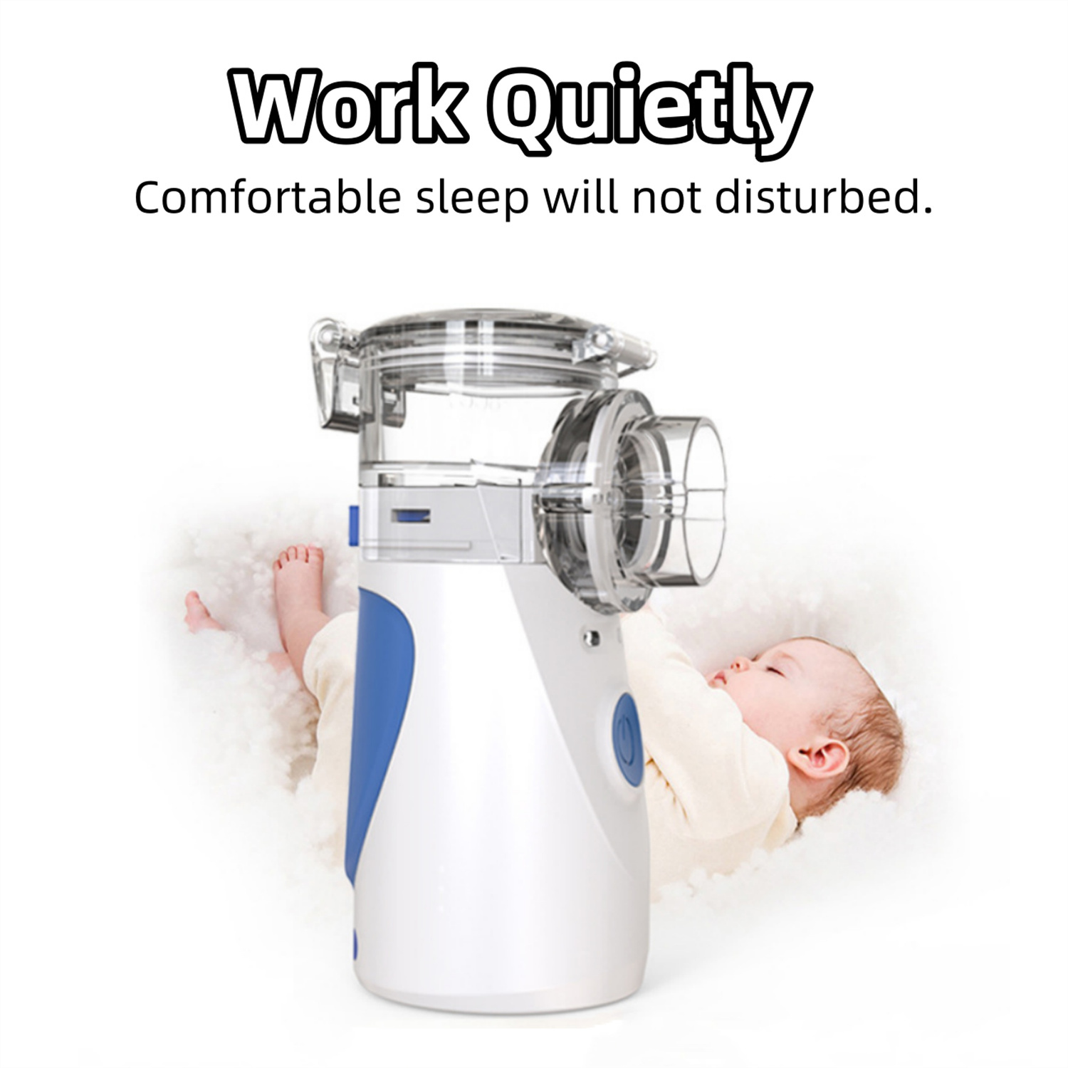 Jademall Ultrasonic Humidifier Portable Household Mini Inhaler Humidifier Mist Machine for Kid Adult