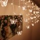 thumbnail image 1 of BJYHIYH Luces de cortina LED alimentadas por USB, 8 modos, cadena de luces para cortina de ventana, luces centelleantes de mariposa para decoración navideña de dormitorio (blanco cálido), 1 of 1