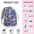 thumbnail image 2 of Geometric Paisley Design School Backpack for Students Colorful Artistic Vintage Boho Floral Pattern, Comfortable and Multifunctional Students’s Backpack, 2 of 5