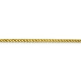 thumbnail image 3 of 14K Yellow Gold 2.50mm Semi-solid Diamond Cut Wheat Chain 16 Inch, 3 of 6