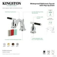 thumbnail image 7 of Kingston Brass KB8915CKL Kaiser Widespread Bathroom Faucet with Pop-Up Drain, Oil Rubbed Bronze, 7 of 7