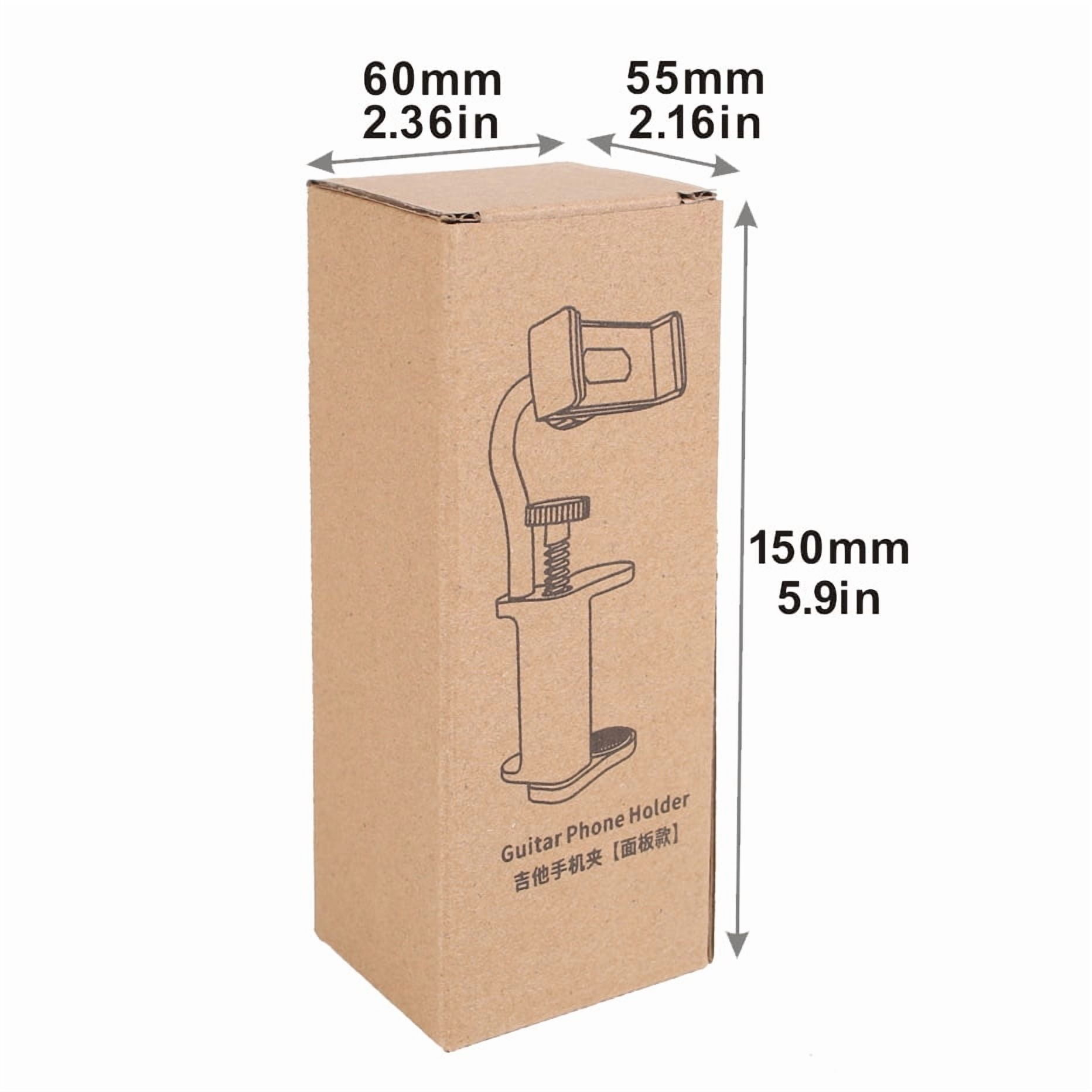 Guitar Phone Holder, Adjustable and Rotatable Mount for Guitars, Ukuleles, and Basses, Hands-Free Sheet Music Stand for Video Recording, Live Streaming, and Online Teaching