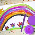 thumbnail image 5 of Juego de vasos y pinceles de pintura U.S. Art Supply para niños, 10 piezas, 5 of 5