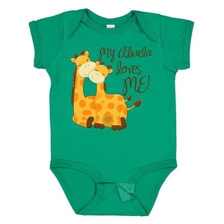 

Inktastic My Abuela Loves Me! Gift Baby Boy or Baby Girl Bodysuit