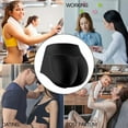 thumbnail image 3 of Women Control Panties Padded Panties Underwear Seamless Butt Lifter Hip Enhancer Body Shaper Shapewear Black L, 3 of 7