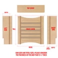 thumbnail image 4 of Unfinished MDF Radiator Covers - Custom Made - MD19, 4 of 4