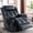 Blue, variant on INGALIK Power Lift Recliner Chair Dual Motor, Electric Leather Recliner for Elderly with Heat and Massage, Lay Flat Assist Recliner with Side Pocket for Living Room (Brown)