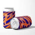thumbnail image 5 of Carolines Treasures CJ1036-UCC Letter U Initial Monogram - Tiger Stripe Blue And Orange Can Or Bottle  Hugger, 5 of 5