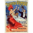 thumbnail image 2 of Jules Chéret 11x14 Gold Ornate Wood Frame and Double Matted Museum Art Print Titled - Tavern Olympia (1900), 2 of 4