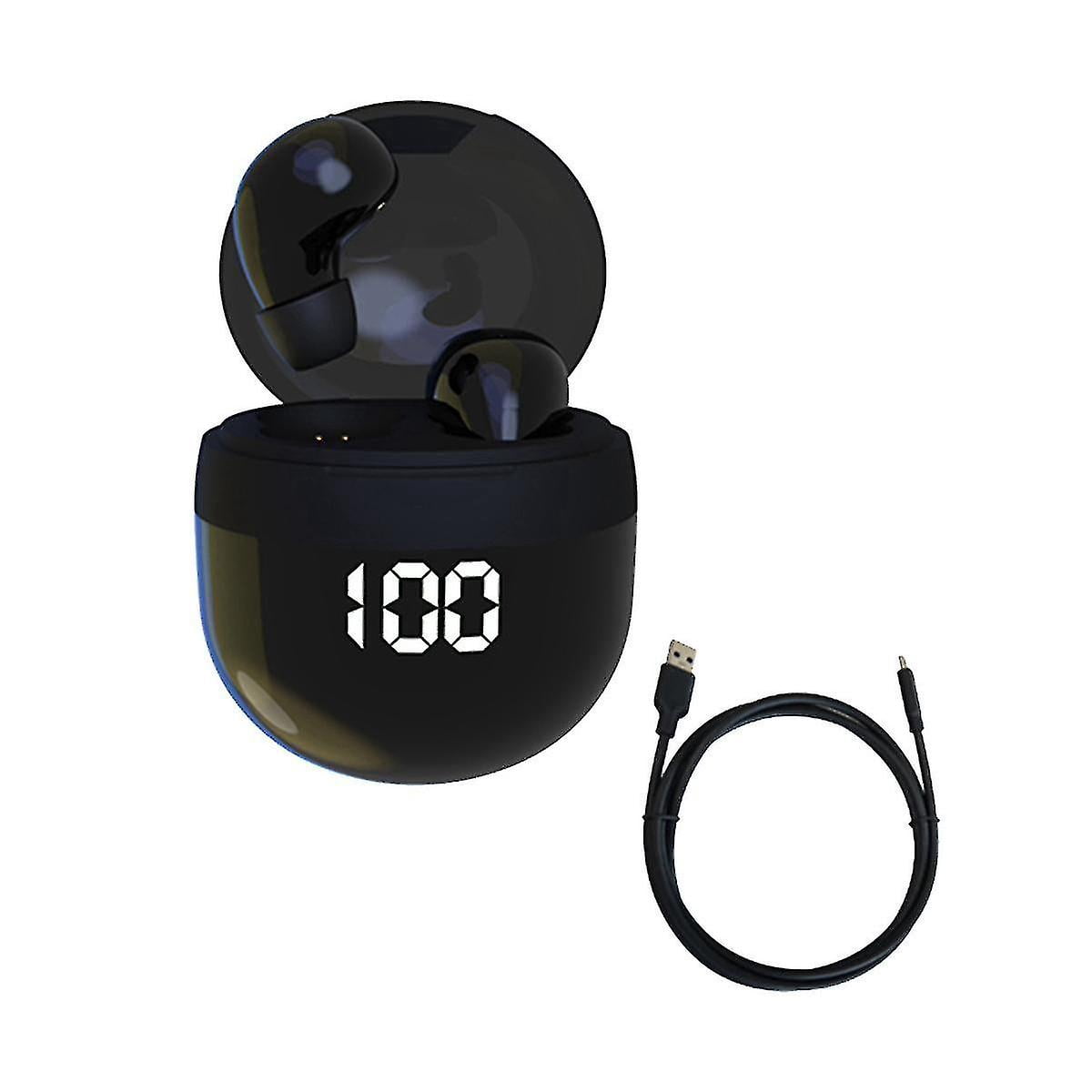 Superbass Earphones Tws Wireless Bluetooth Headset With Mic Smart Touch Headphone Noise Reduction Earbuds Invisible