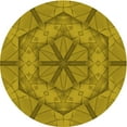 thumbnail image 1 of Ahgly Company Machine Washable Indoor Round Transitional Dark Bisque Brown Area Rugs, 4' Round, 1 of 7
