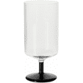 thumbnail image 1 of Glass Wine Glass, Square White Wine Glass, Modern Crystal Stemware, 1 of 4
