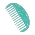 thumbnail image 1 of Fiudx Peine de Dientes Anchos Francés de Bolsillo con Textura de Mármol y Estampado de Leopardo, de Acetato, Antiestático, Desenredante, Herramienta de Peluquería., 1 of 2