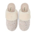 thumbnail image 2 of Dearfoams Cozy Comfort Women's Knit Speckeled Scuff Slippers, 2 of 6