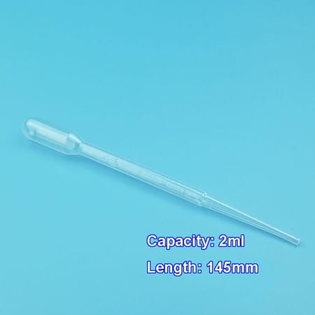 200pcs/set 1/2/3/5ml Disposable Eye Dropper Set Transfer Lab Graduated Pipettes