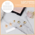 thumbnail image 4 of MasteelfCA 10Pcs Acrylic Earring Racks L-shaped Ear Stud Racks Clear Earring Display Racks, 4 of 8