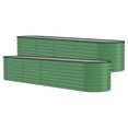 thumbnail image 2 of GloryStar Outdoor Galvanized Raised Bed, Metal Planter Box for Gardening, Rust-Resistant and Simple Assembly, 2 of 8