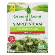 Green Giant Simply Steam Creamed Spinach, 10 oz (Frozen)
