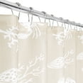 thumbnail image 3 of Mainstays Tossed Sea Shores 13-piece Fabric Shower Curtain with Hooks, 3 of 5