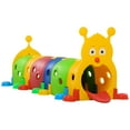 thumbnail image 1 of Qaba Tunnel pour Enfants pour Ramper, Design de Chenille, pour 3-6 Ans, 1 of 9