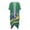 Brazil Flag Design, variant on HELLHERO Space Print Long Kimono Swimsuit Cover Up Lightweight Polyester Loose Bathing Suit Cover Up