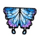 thumbnail image 5 of Disfraz de alas de mariposa para niñas, regalo infantil, ropa para disfrazarse para espectáculos escénicos Azul púrpura, 5 of 9