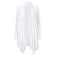 thumbnail image 5 of Women Cardigan Women's Open Front Cardigans Long Sleeve Casual Soft Drape Fall Cardigan Womens Cardigan Sweaters White L, 5 of 7