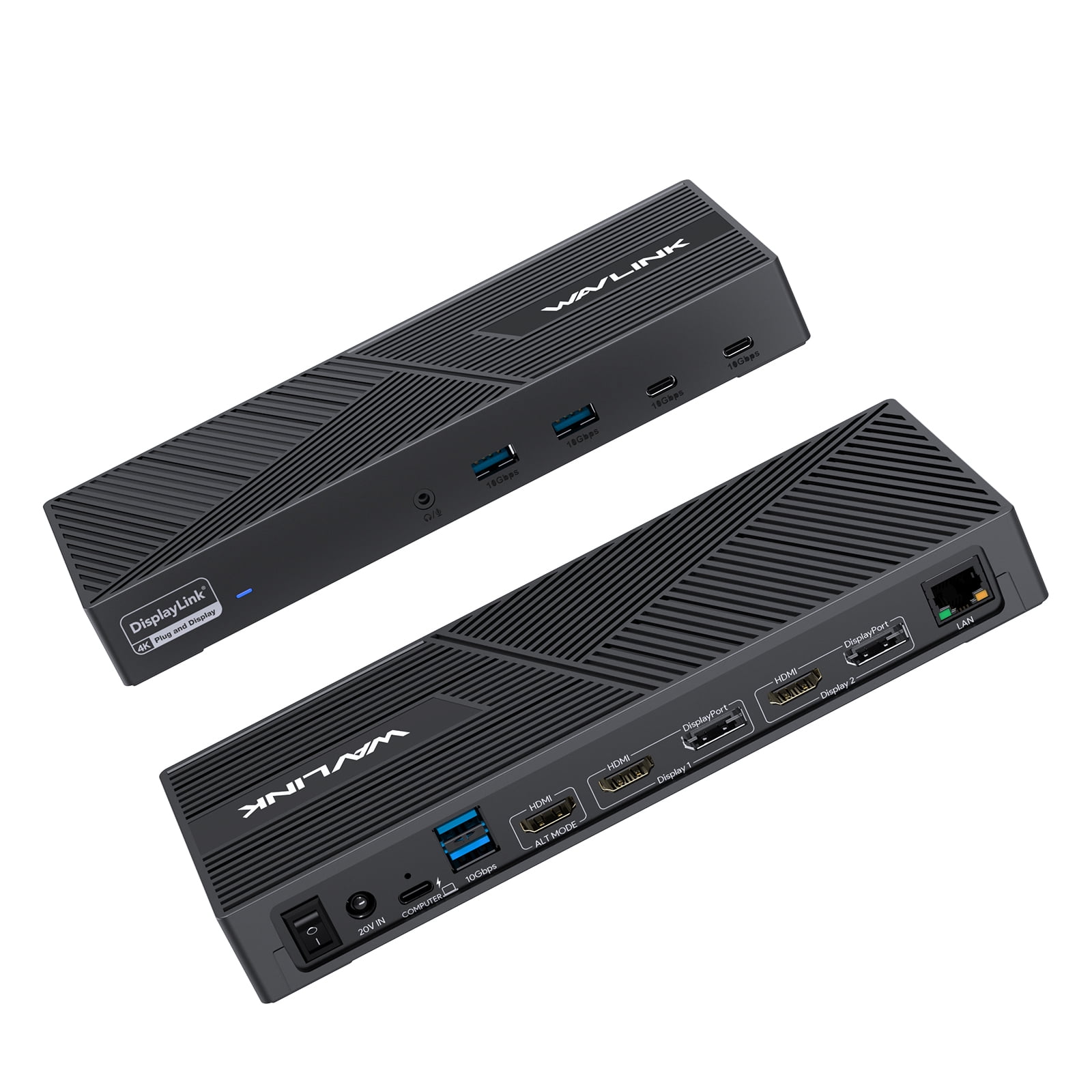 WAVLINK Triple 4K Display Docking Station, USB C Universal Laptop Dock