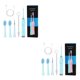 thumbnail image 1 of Soidarity Limpiador de eléctrico para manchas, instrumento eliminador de placa sónica, Kit de limpieza de irrigador Oral para hombres y mujeres Azul 2piezas Soidarity CBP138450, 1 of 6