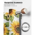 thumbnail image 6 of nqOlkjepod Outdoor Curtains for Patio Waterproof, Sunflower Outdoor Privacy Panels Grommet, Watercolor Summer Botanical Yellow Blackout Outside Curtains for Porch/Cabana/Pergola 54"x95", 1 Panel, 6 of 8