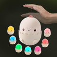 thumbnail image 3 of Portable Children's Nightlight, Wireless Small Egg Lamp Usb Rechargeable Bedroom Soft Light, Christmas Gift Idea For Newborn And Mum-to-be (pink), 3 of 5