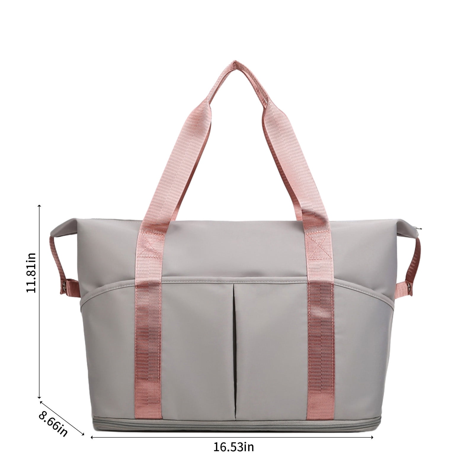 Large Travel Tote Bag, Expandable Gym Tote Bag,Carry On Overnight Bags For Women With Trolley Sleeve Wet Pocket,travel Duffel BagsTravel