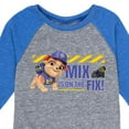 thumbnail image 3 of Paw Patrol - Rubble & Crew - Mix Is On The Fix - Toddler & Youth Raglan Graphic T-Shirt, 3 of 5