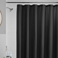 thumbnail image 5 of Mainstays Waffle-Weave Fabric Shower Curtain, Textured Cotton Blend with Recycled Polyester, 72” x 72”, Rich Black, 5 of 7