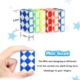 thumbnail image 2 of Juego de rompecabezas Ganowo Fidget Snake Cube Mini Twist, paquete de 12, 2 of 7