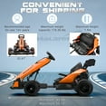 thumbnail image 5 of iYofe 48V Electric Go Kart for Adult & Teen, 750W Motor, 24 km/h, Hydraulic Disc Brake, McLaren 4 Wheel Spring Suspension Go Kart, Adjustable Chassis, Foldable Design, Ride on Toy for Boys Girls 14+, 5 of 9