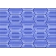 thumbnail image 1 of Ahgly Company Indoor Rectangle Patterned Sky Blue Dress Blue Area Rugs, 7' x 9', 1 of 6