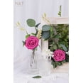 thumbnail image 3 of Flores artificiales N&T NIETING, 25 rosas de espuma, color rosa intenso, 3 of 8