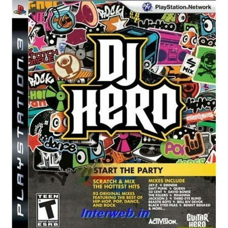 Dj Hero - Game Only (Ps3) By Activision