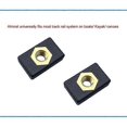 thumbnail image 4 of 8Pcs Kayak Side Mount Slide Track Rail Sliders Fishing Rod Pole Holder Mounting Base Sliding Nut, 4 of 5
