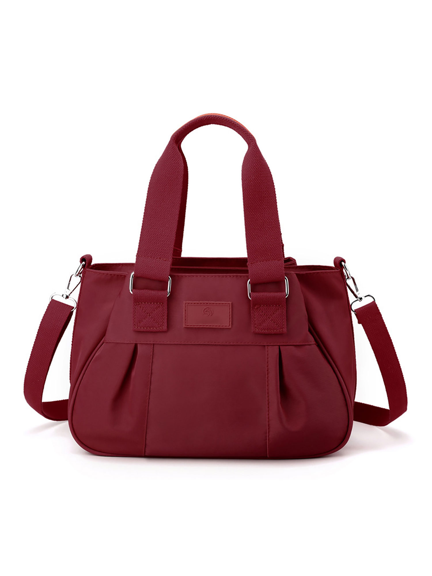 Capreze Ladies Tote Bag Multi Pockets Shoulder Bags Top Handle Nylon Handbag Large Capacity